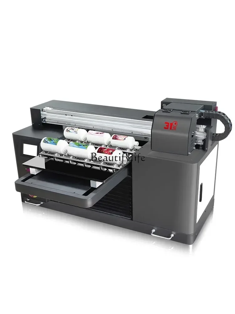 Printer Small Glass Metal Ceramic Column Inkjet Printing Machine