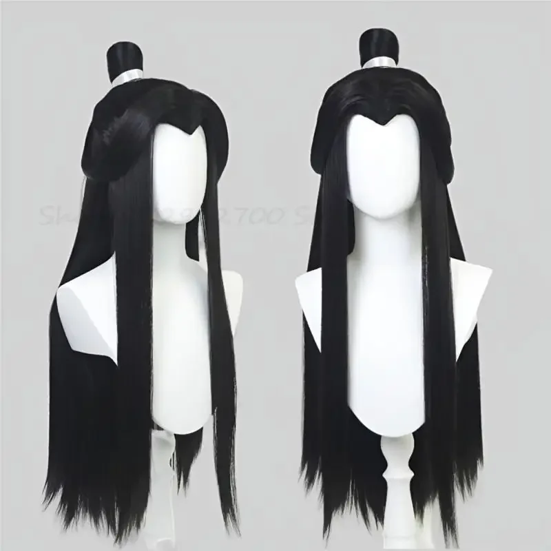 Anime Heaven Official's Blessing Cosplay Xie Lian Wig Black Hair Tian Guan Ci Fu Hanfu Wigs Men Halloween Props