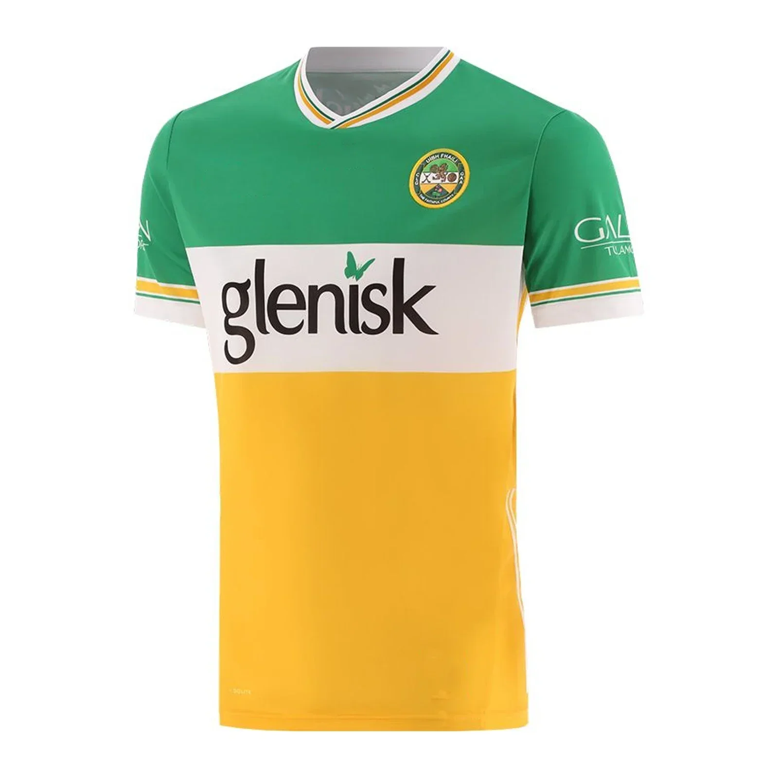 2024 Offaly GAA 3-Stripe Home Jersey Customize