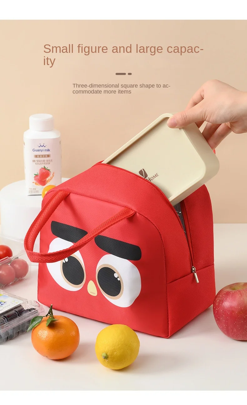 Cartoon Mittagessen Tasche Tragbare Nette Pet Mittagessen Tasche Oxford Tuch Verdickte Isolierung Tasche Frische Handheld Eis Pack Lunch Box Tasche – Detail 3