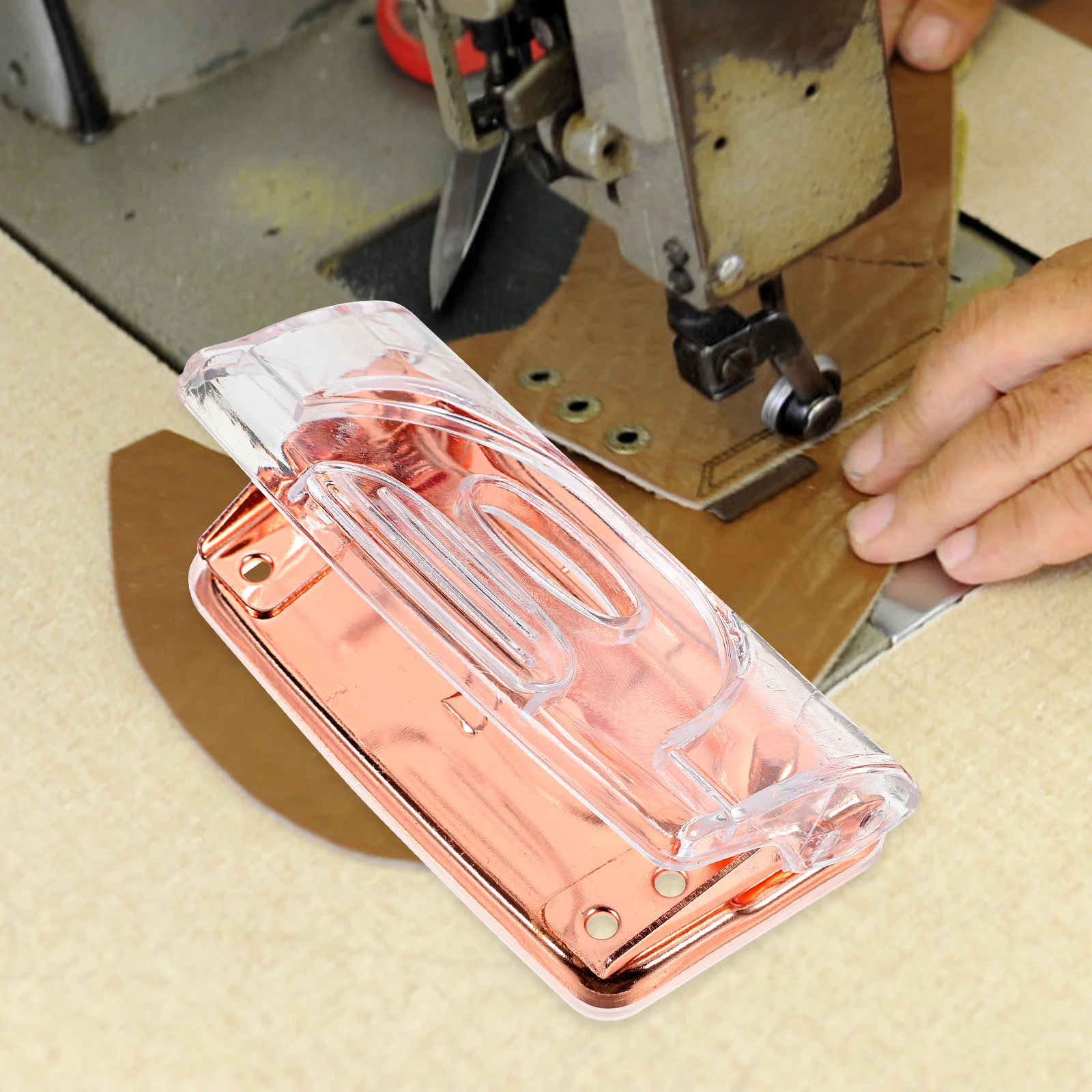 

Compact Rose Gold Hole Puncher High Class Material Perfect for Paper Board DIY Handicrafts Office Stationery Tool