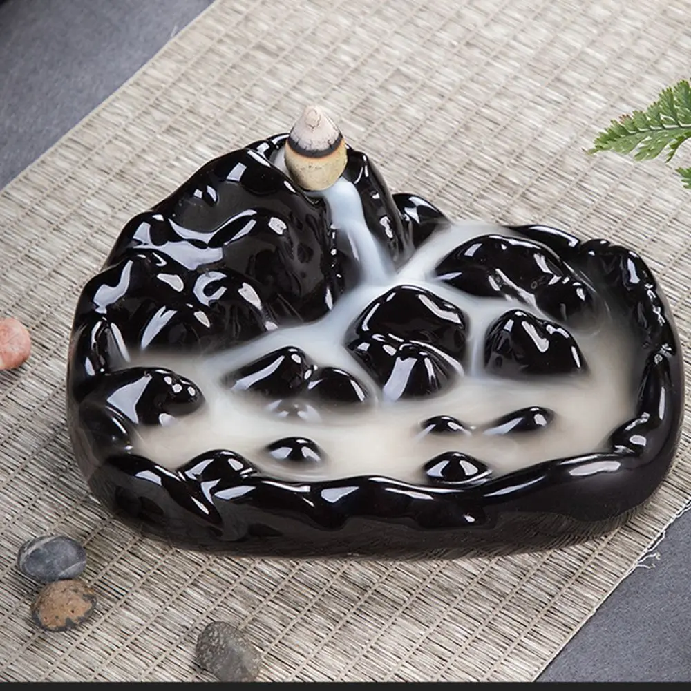 Natural Home Decoration Floral Lavender Sandalwood Aloes Cone Incense Reflux Aromatherapy Incense Cones Backflow Incense