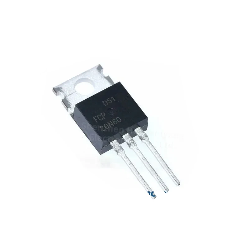 10PCS FCP20N60 20A/600V in-line TO220 N channel MOS FET