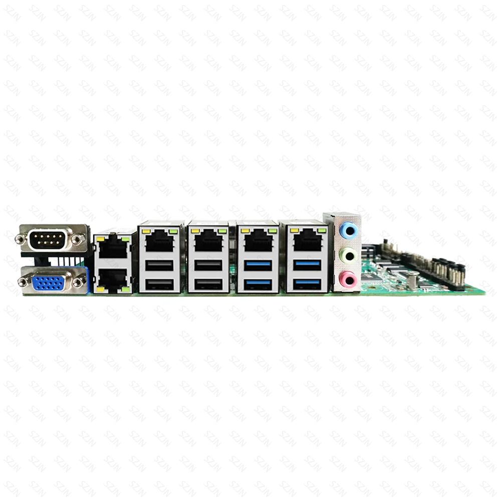 الإصدار الجديد C612 اللوحة الأم لـ AIO NAS Router Sever 6x2.5GbE I226 10xSATA 2xM.2 NVME دعم Raid ECC RAM PCDN اللوحة الأم