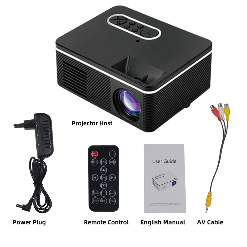 H90 Full HD LED Projetor Home Theater Led Projetores de Filme de Vídeo 1080P Mini LED Inteligente 1000 Lumens Alto-falante Embutido Projetor