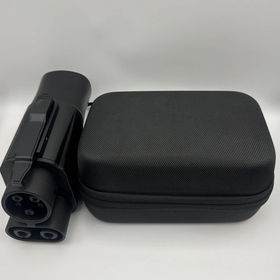NACS-CCS1 EV 충전기 어댑터 보관 가방 (테슬라, 포드, 현대, 기아, GM, 렉트론용) 보호 가방, 슈퍼차저 어댑터 케이스 썸네일 6