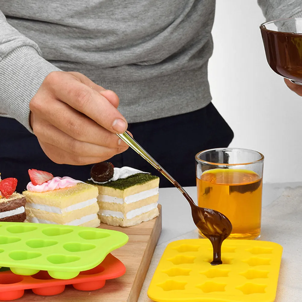 DIY 12 Cavities Ice Cube Tray Food Grade Silicone Square Mold Kitchen Tool Chocolate Mold Jelly Maker Ice Cube Trays