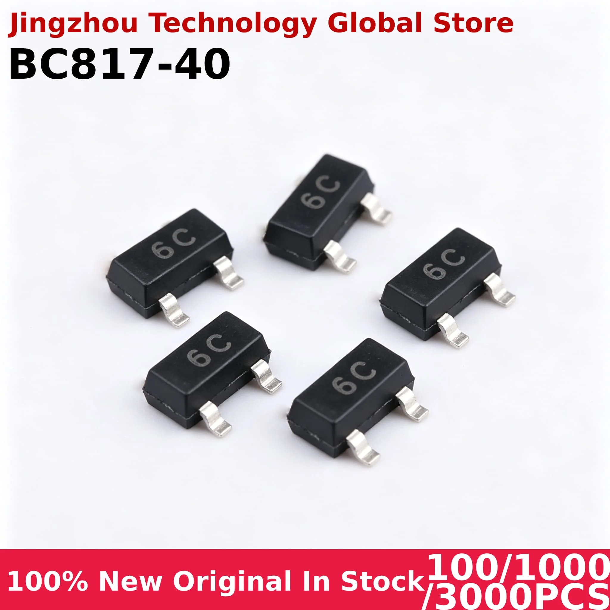 100/1000/3000PCS BC817-40 BC817 SOT23-3 SOT23 SOT 6C NPN General Purpose Transistor 100% New Wholesale