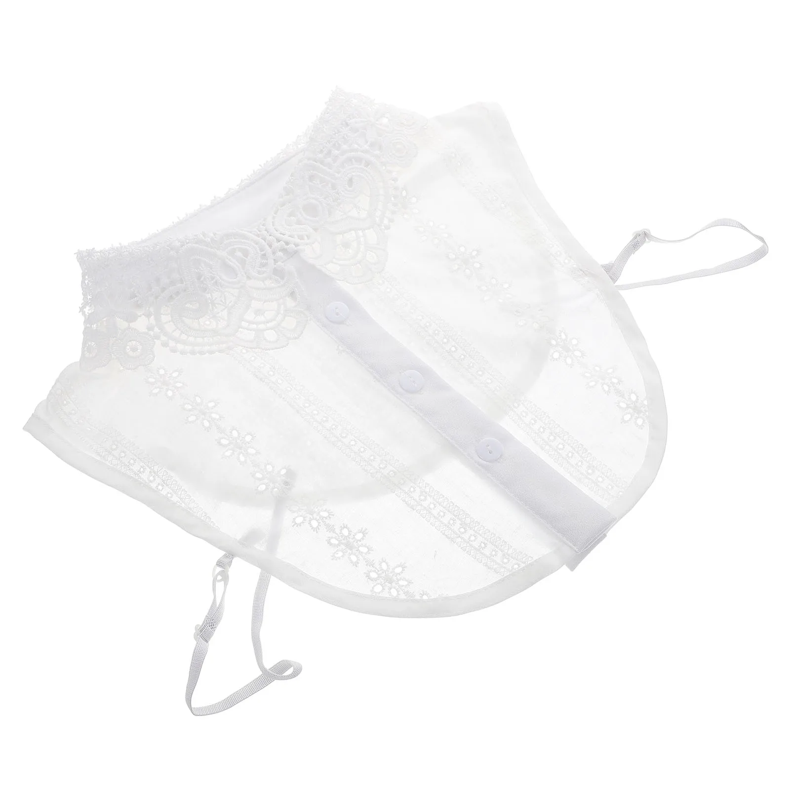 

Cotton Fake Lace Fashion Shirt Detachable Accessory Soft Elegant Collar For Women Fake Collar Design