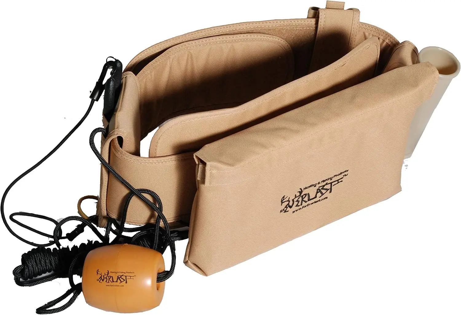 

Universal Fishing Belt for Men & Women, Large/XLarge, 33-52" Waist, Tan