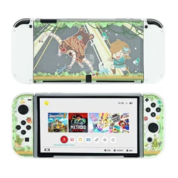 Transparent Soft TPU Skin Cover Protective Case For Nintendo Switch Oled NS Joy-Con Controller Crystal Housing Shell Protector