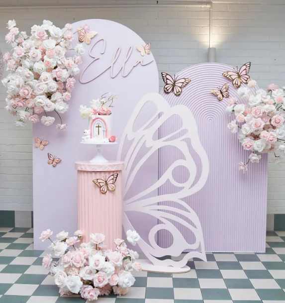 

Customized Event Party Supplies New Design Arch Wedding Backdrop Decorations Pvc Backdrop Wedding Props Supplies