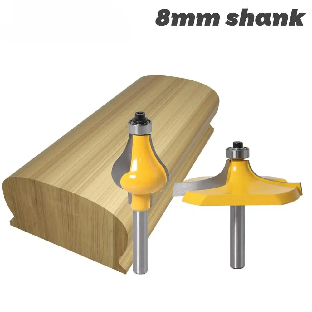 

8mm Shank Armrest Cutter Woodworking Milling Cutter Gong Milling Router Bit Engraving Machine Milling Cutter Trimming Cutter