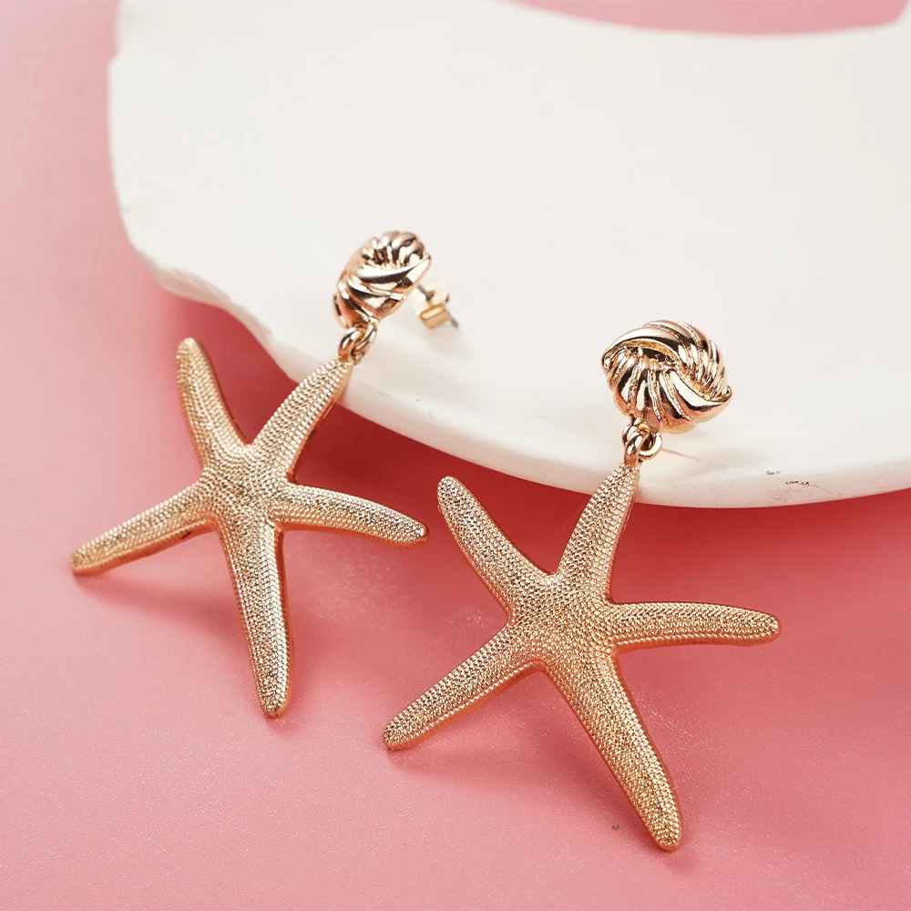 

Earrings Fashion Metal Shandong Star None Women Dangle Earrings Goth Recommend