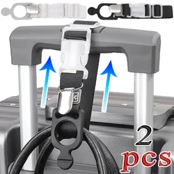 Firmly Fixed Luggage Hook Adjustable Luggage Polyester Hanging Buckle Portable Lightweight Space Saving Travel Bag Accessories