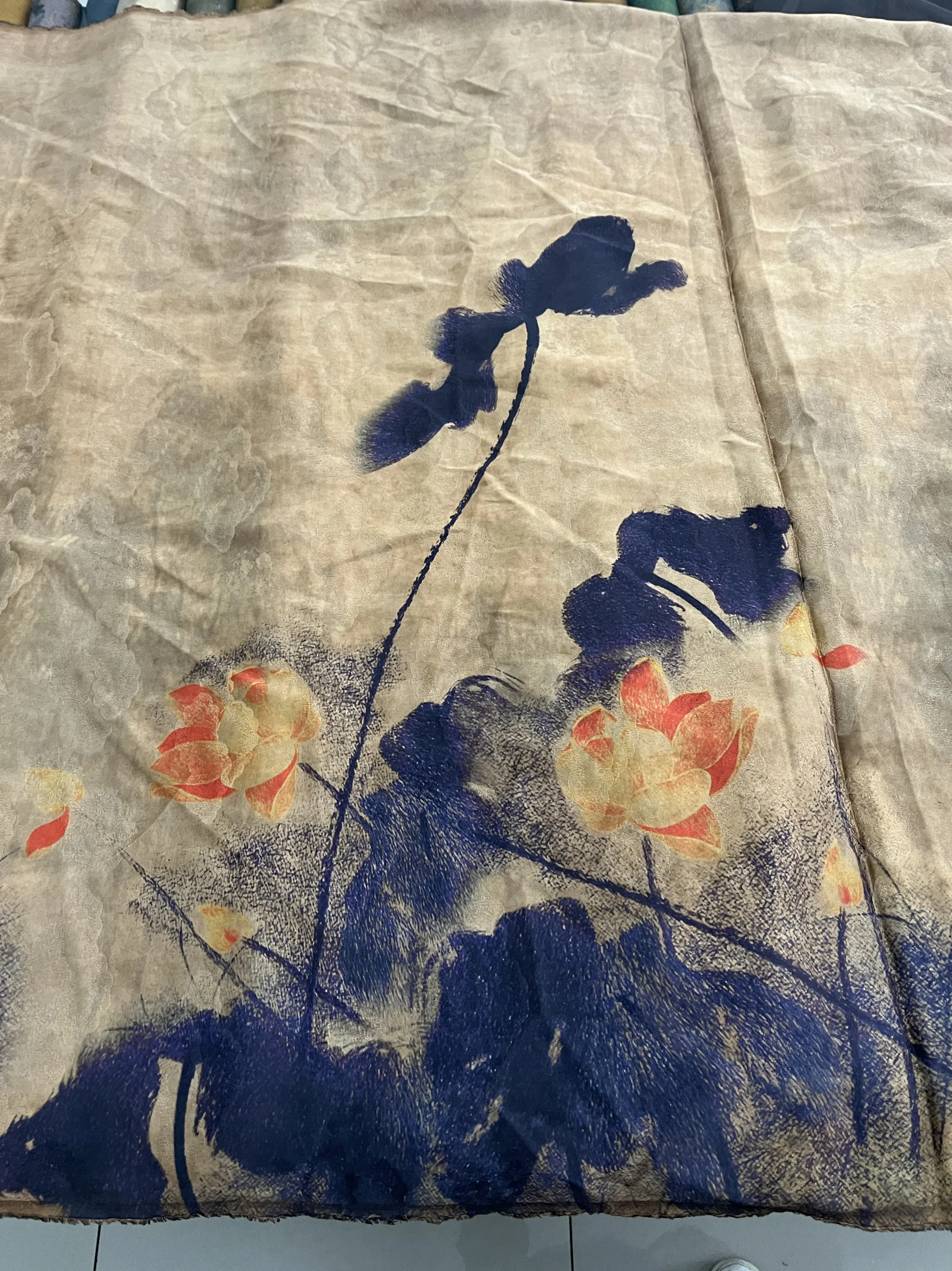 

Платье Cheongsam из пряжи высокого качества Soteil Xiangyun, высококачественная ткань из натурального шелка