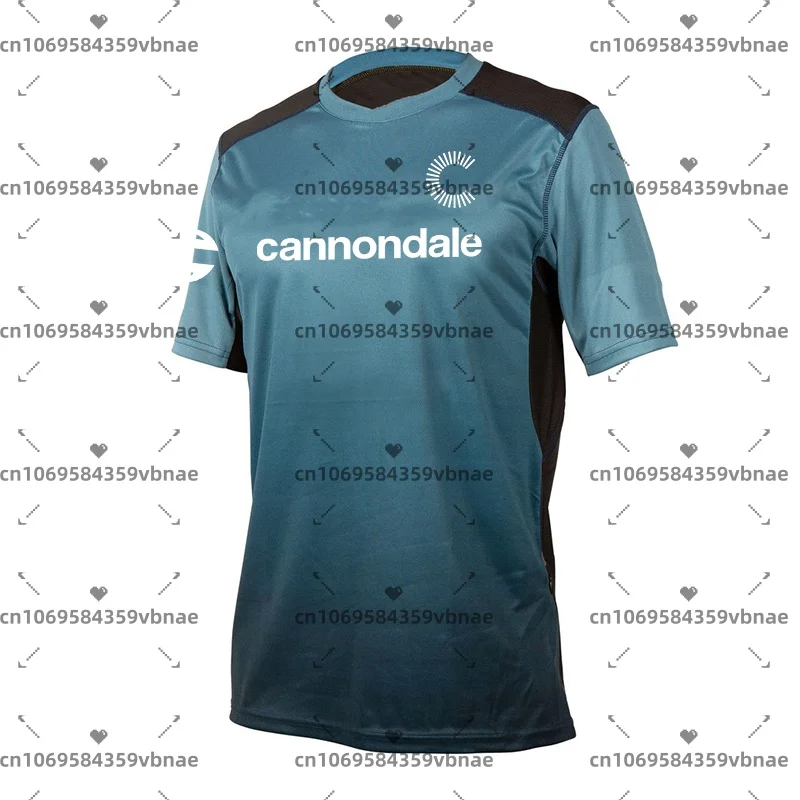 2026 Men's Cannondale Short Sleeve Cycling Jersey for BMX Motocross Enduro Downhill Mountain Bike Shirt