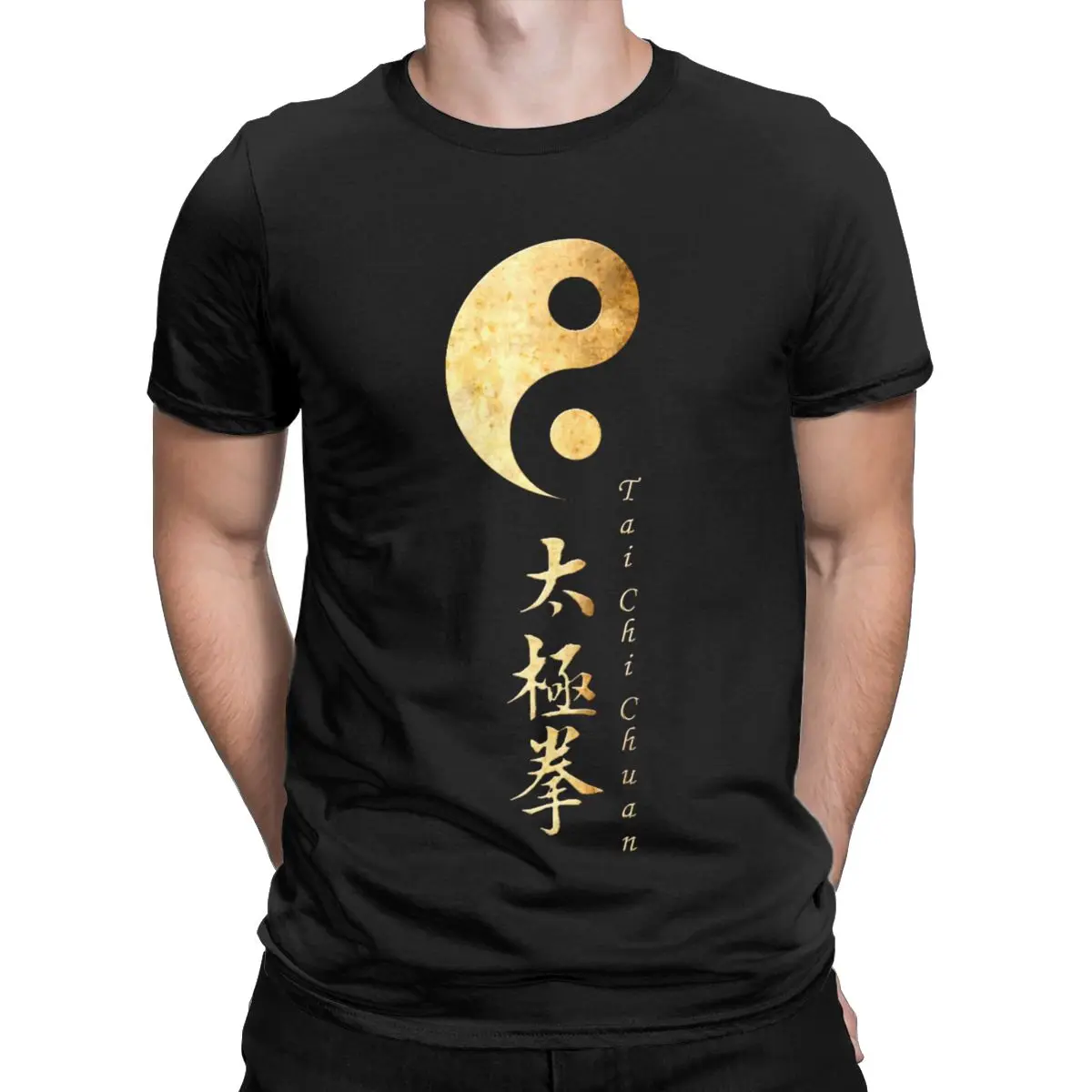 Summer Men Women\'s Tai Chi Yin Yang T Shirts Apparel Chinese Kungfu Pure Cotton Tops T-shirt Funny Tee Shirt