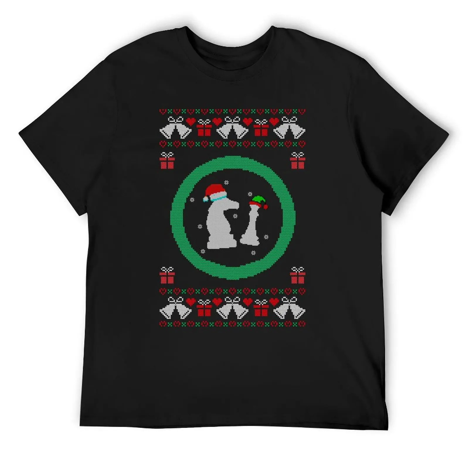 chess ugly sweater T-Shirt plus sizes graphic shirts fruit of the loom mens t shirts