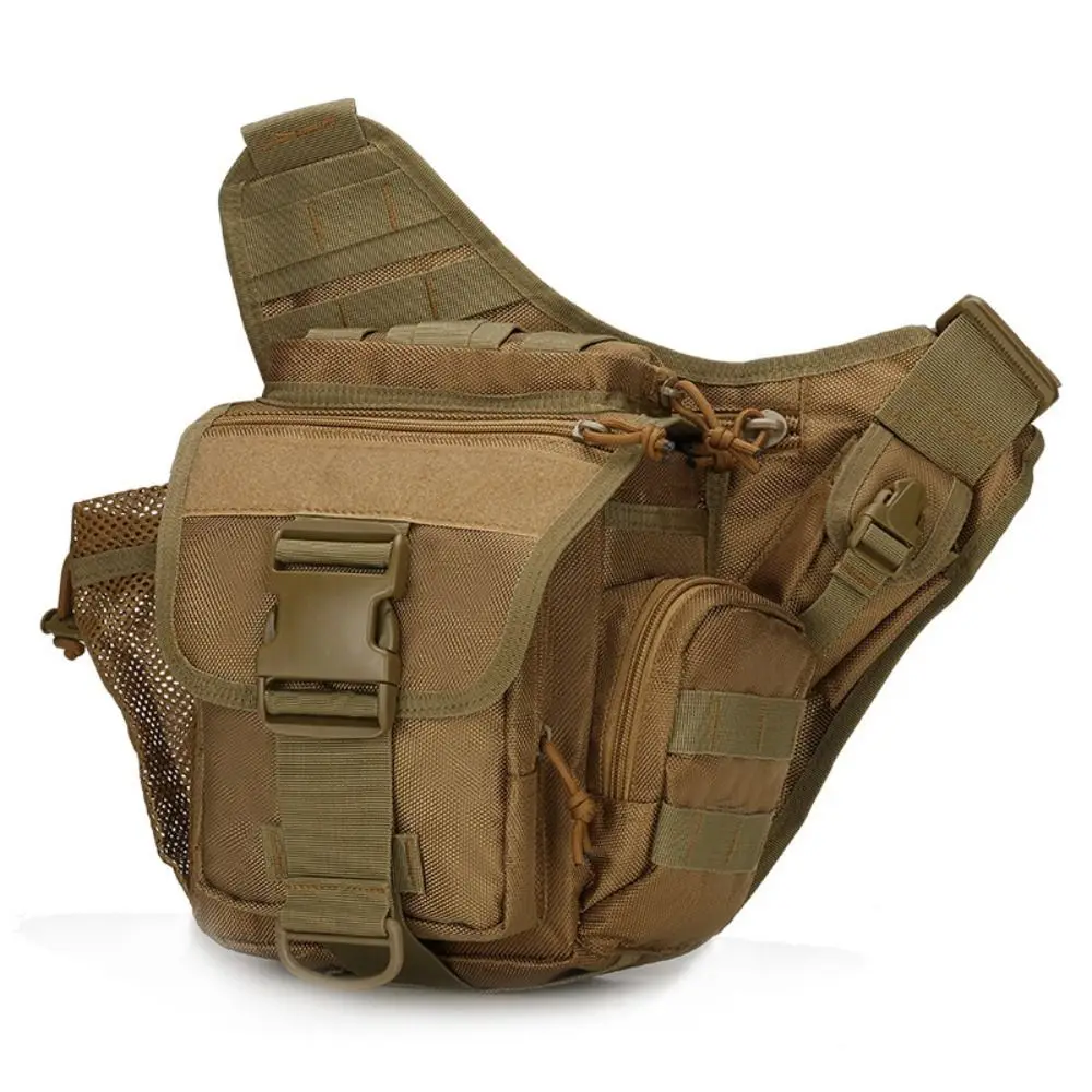 

Molle Outdoor Chest Bag Multifunctional High Density Nylon Climbing Saddle Bag Durable Large Capacity Travel Shoulder Bag