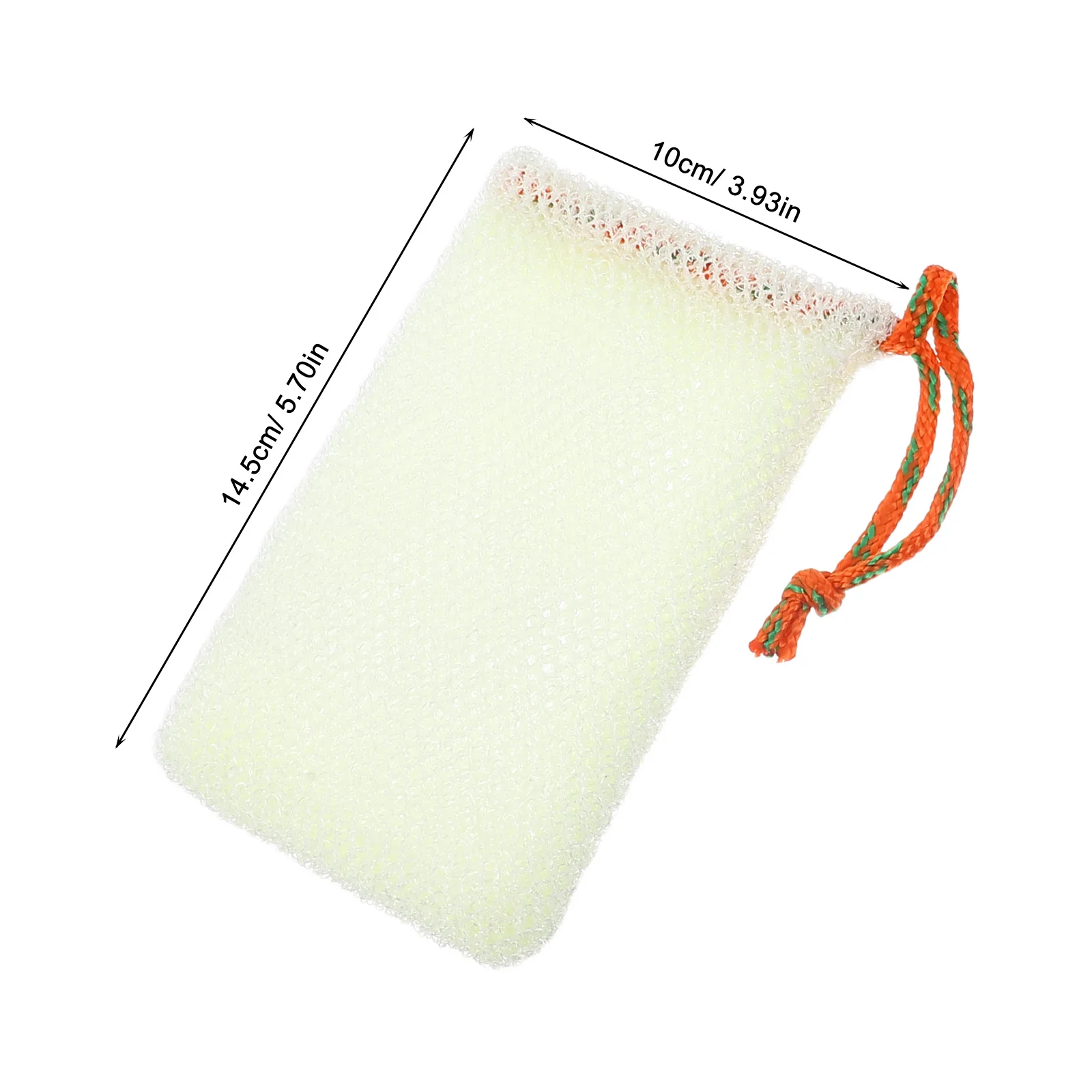 4 قطعة أكياس شبكية فقاعة الصابون التقشير الصابون التوقف الحقيبة مع الرباط للحمام دش الجسم تنظيف الوجه سريعة الجافة دائم #5
