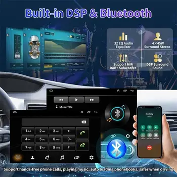 適用於福特F150(2009-2014)的9.7吋高清觸控螢幕車用音響升級套件,相容於安卓13系統和無線CarPlay。 6 最佳銷售 福特F150螢幕 - №1