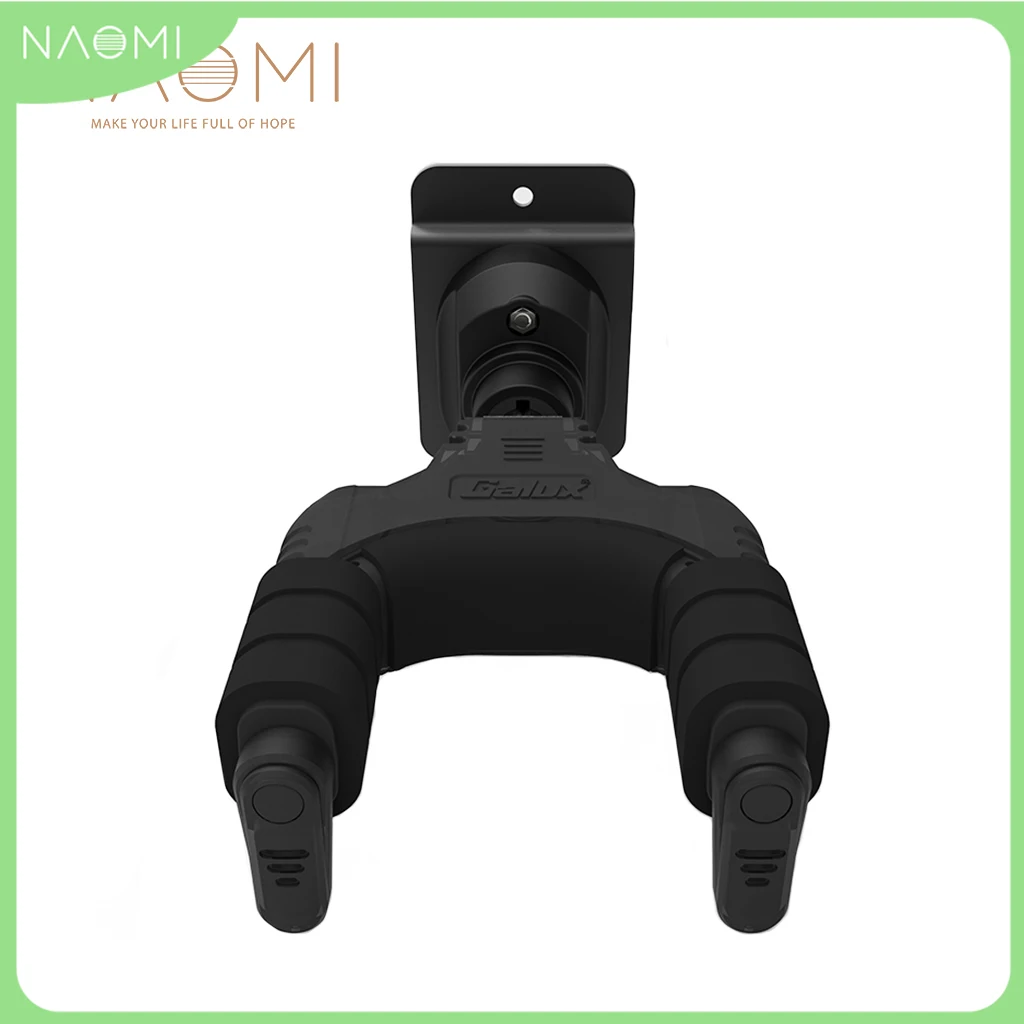 

NAOMI GALUX GH-110M Auto Lock Guitar Hanger Hook Holder Guitar Hanger Hook for Guitars Bass Ukulele GH-110M