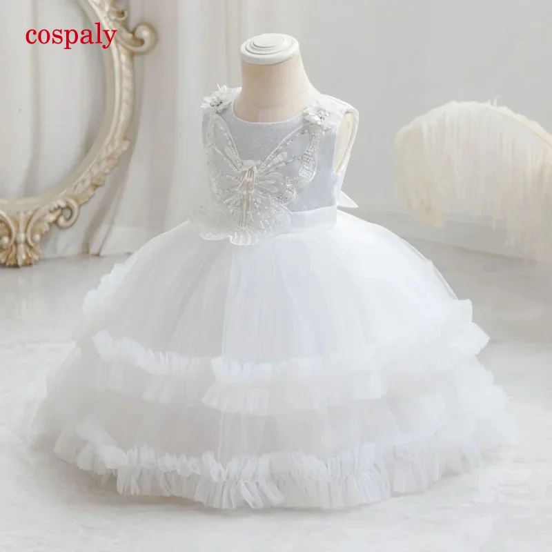 A Clothes For Baby Christmas Dress Infant Lace Birthday Party Princess Dress For Baby Girls Wedding Dresses Evening Gown