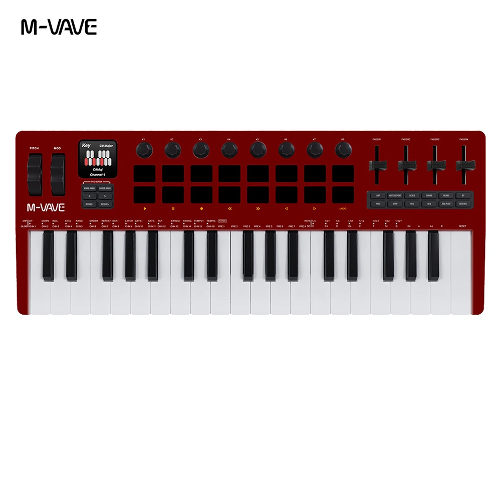 SMK37 PRO / M-VAVE MIDIキーボード Sd487e0e1e1cd49d6b5e603ca5049d