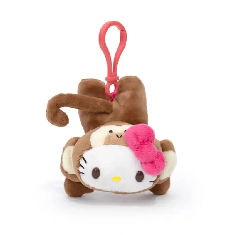 

Kawaii мультфильм Hello Kitty обезьяна плюшевые игрушки брелок милая девушка сердце рюкзак кулон кукла друзья подарок на день рождения аксессуары