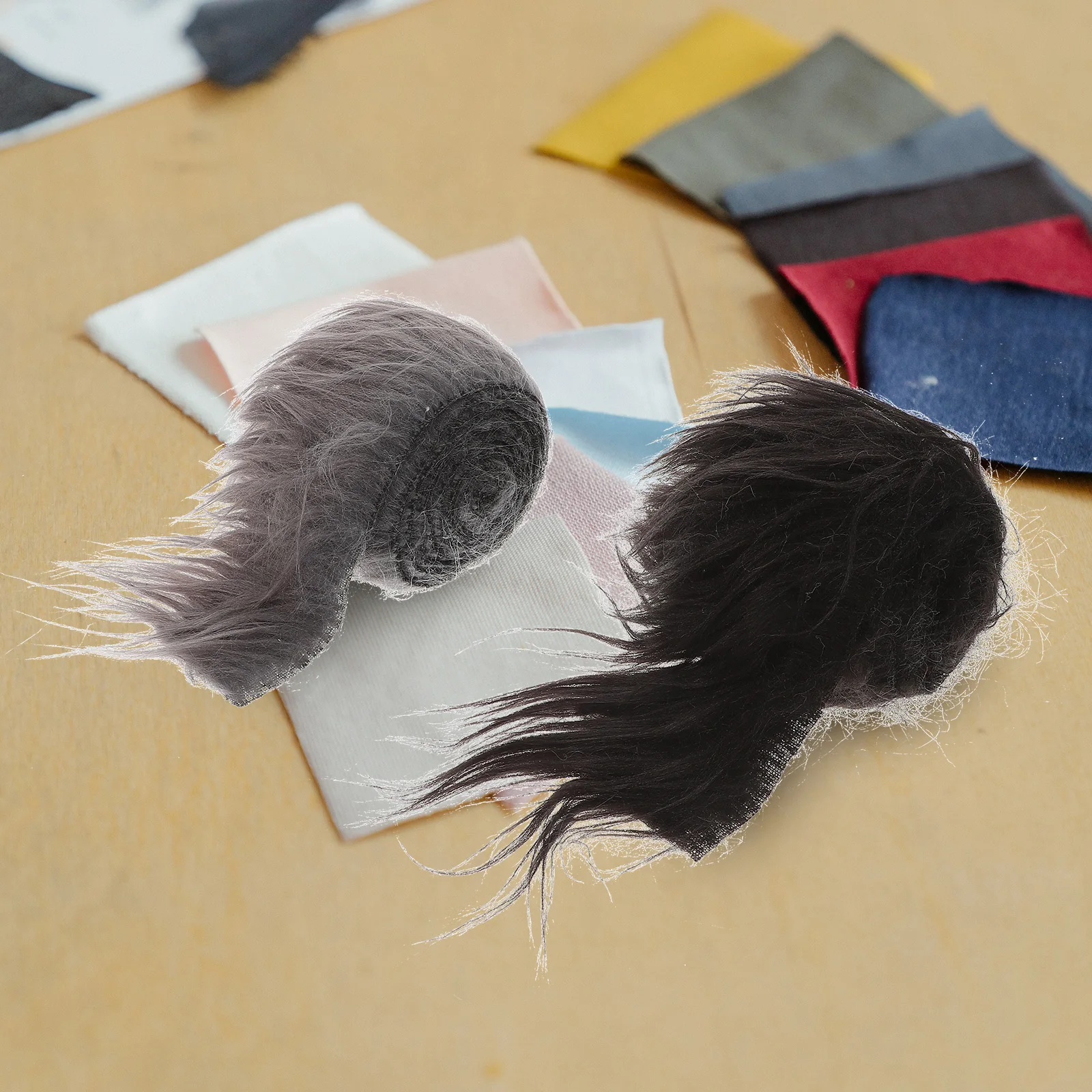 

4pcs Faux Set Shaggy Artificial For Diy Crafts Sewing Gnome Sewing Costume Accessories Beard Costume Hats Decor Supplies