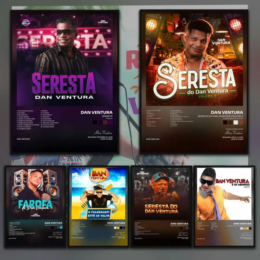 Singer D-Dan Ventura Poster Home Wall Decor Artwork Prints for Living Room Bedroom Apartment Decoration