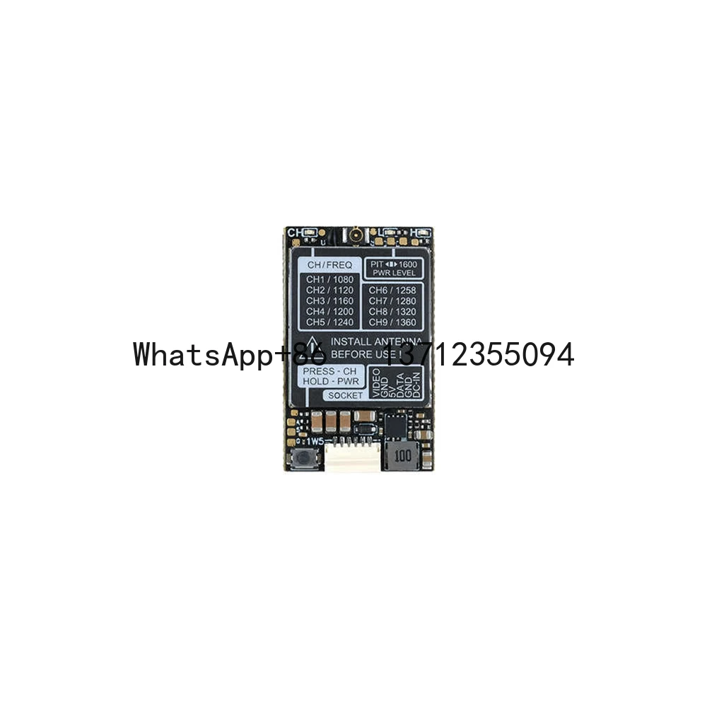 1,6 W 1,3 G VTX Sendermodul 25 mW/1600 mW 9CH FPV 7-36 V für RC FPV Langstreckenflugzeug