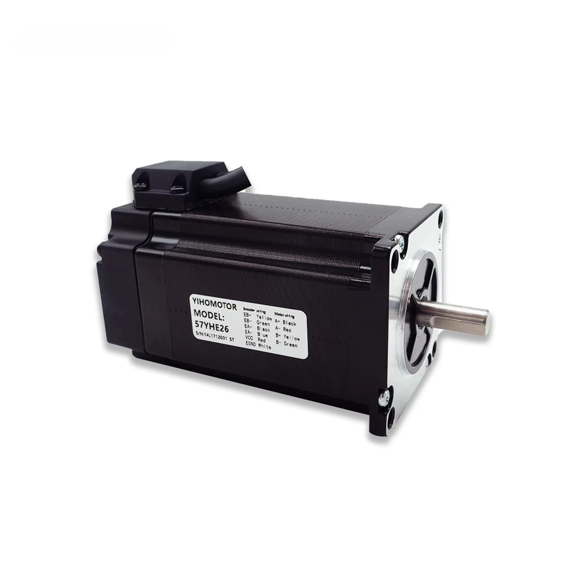 Yihomotor High Torque 57YHE26 Hybrid Closed Loop 2 Phase NEMA 23 2.6 Nm 8mm Axis DC 36V Stepper Motor Kit with 3 Axis CNC Kit