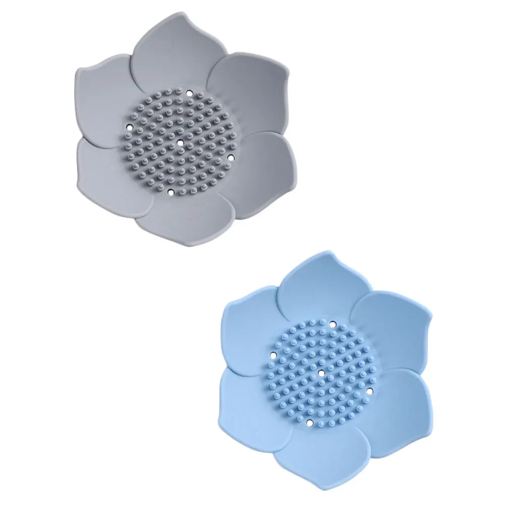 

2pcs SoapTray DrainingDish forShower BathroomSink Soap Dish NonRusting Soap Tray StorageBox SoapHolder