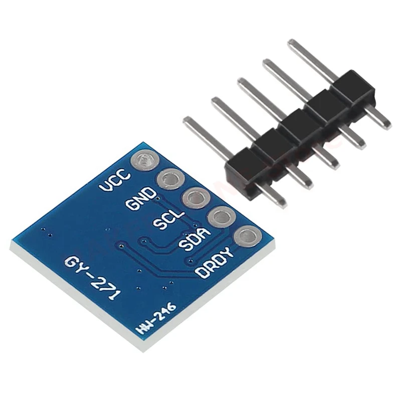 10Pcs GY-271 QMC5883L 3V-5V IIC Triple Axis Compass Magnetometer Sensor Module Electronic Compass Board Three-axis Magnetic