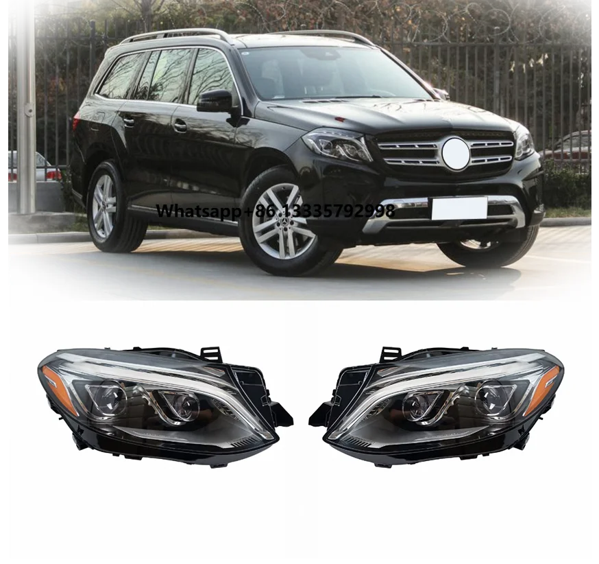 

Car Front Lamps for Benz GLE W166 2015-2019 Auto Headlights Assembly Modified High Configuration LED Projector Lens Accessories