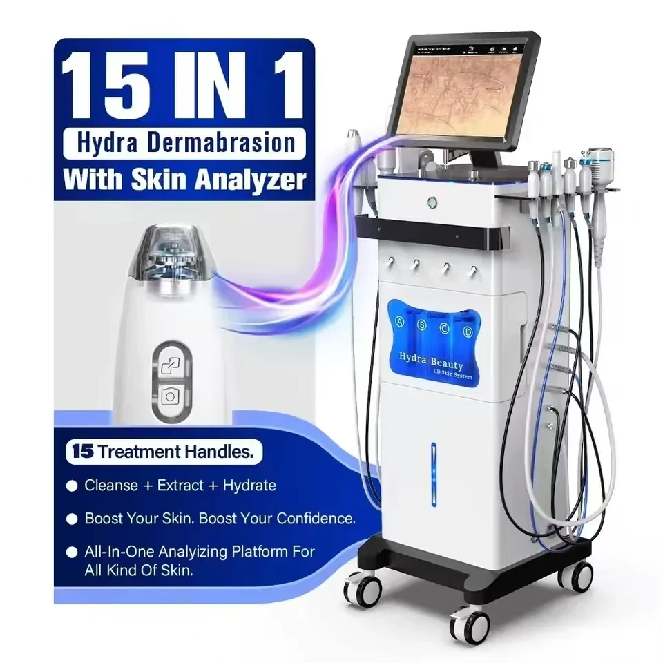 2025 15 in 1 Hydra-Deep Cleansing Machine, Water Analyzer for Facial Care