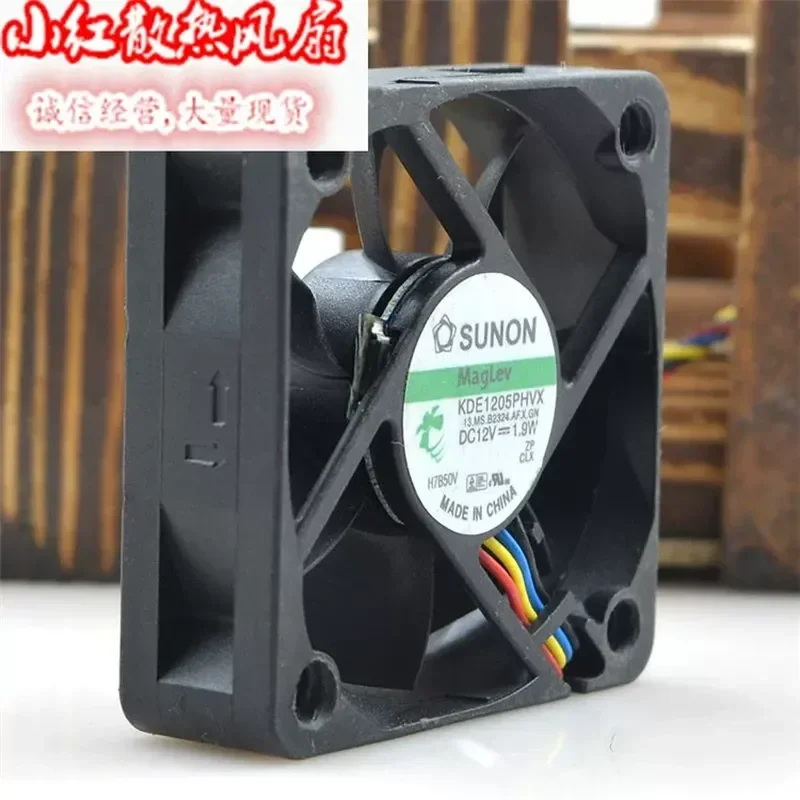 XINYI For Jianzhun SUNON 5CM 5015 12V 1.9W KDE1205PHVX 4-Wire Temperature Controlled CPU Cooling Fan 0728