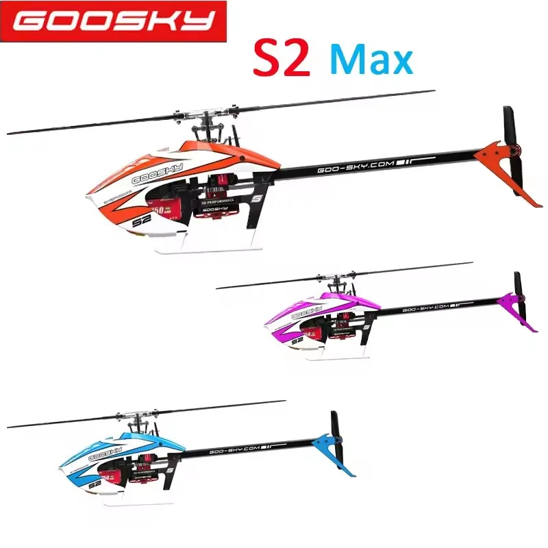

GOOSKY S2 Max Helicopter Built-In S-Fhss Dual Brushless High Performance 3D Stunt Remote Control Helicopter Toy Gift