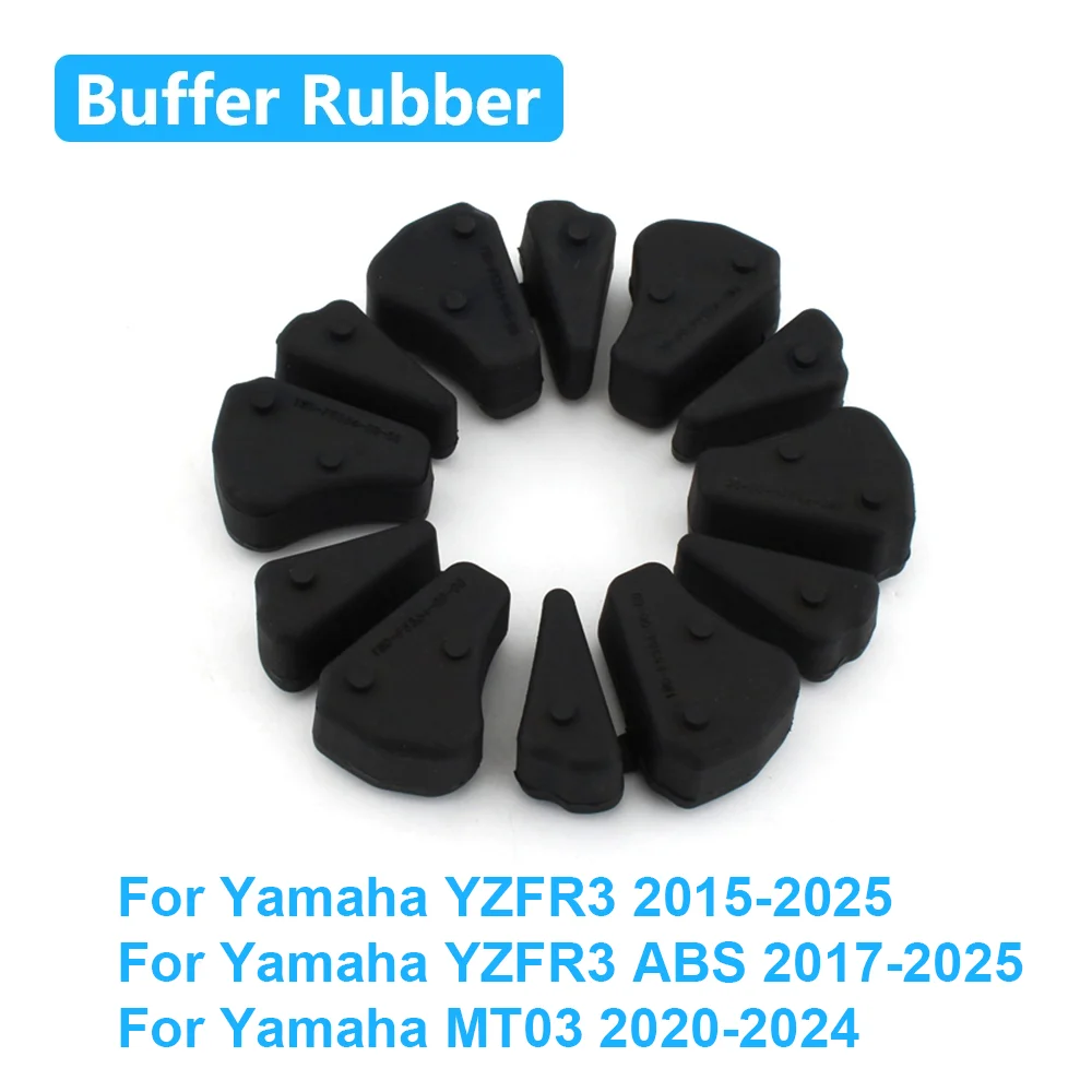 

MT 03 MT03 2020-2024 Motorcycle Rear Wheel Damper Buffer Rubber Set For Yamaha YZF R3 YZFR3 ABS 2017-2025