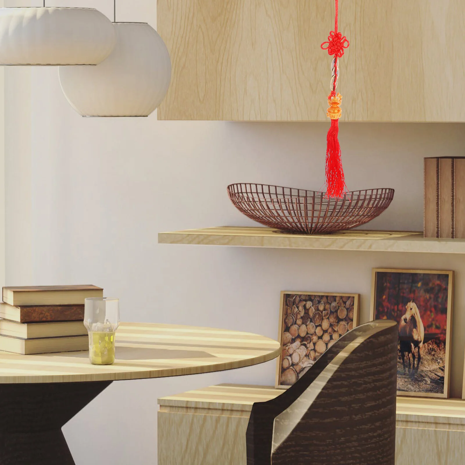 

4Pcs Chinese New Year Pendants Spring Festival Hanging Decor Tassels Hanging Pendants Festive Atmosphere Booster