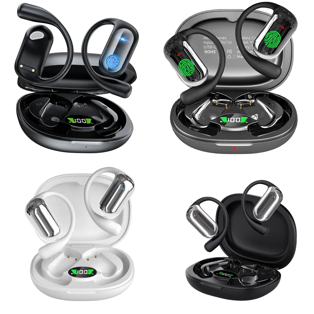 

UYUXIO OWS Wireless Earphone with AI Language Translator with 144 Online Languages Real Time Translation Headphone for Travel