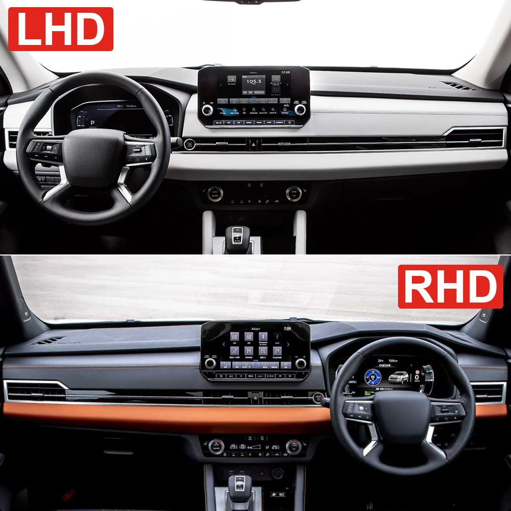 For Mitsubishi Outlander 4 PHEV 2021 2022 2023 2024 2025 Car Dashboard Sun Shade Mat Instrument Desk Non-slip Cover Accessories view 3