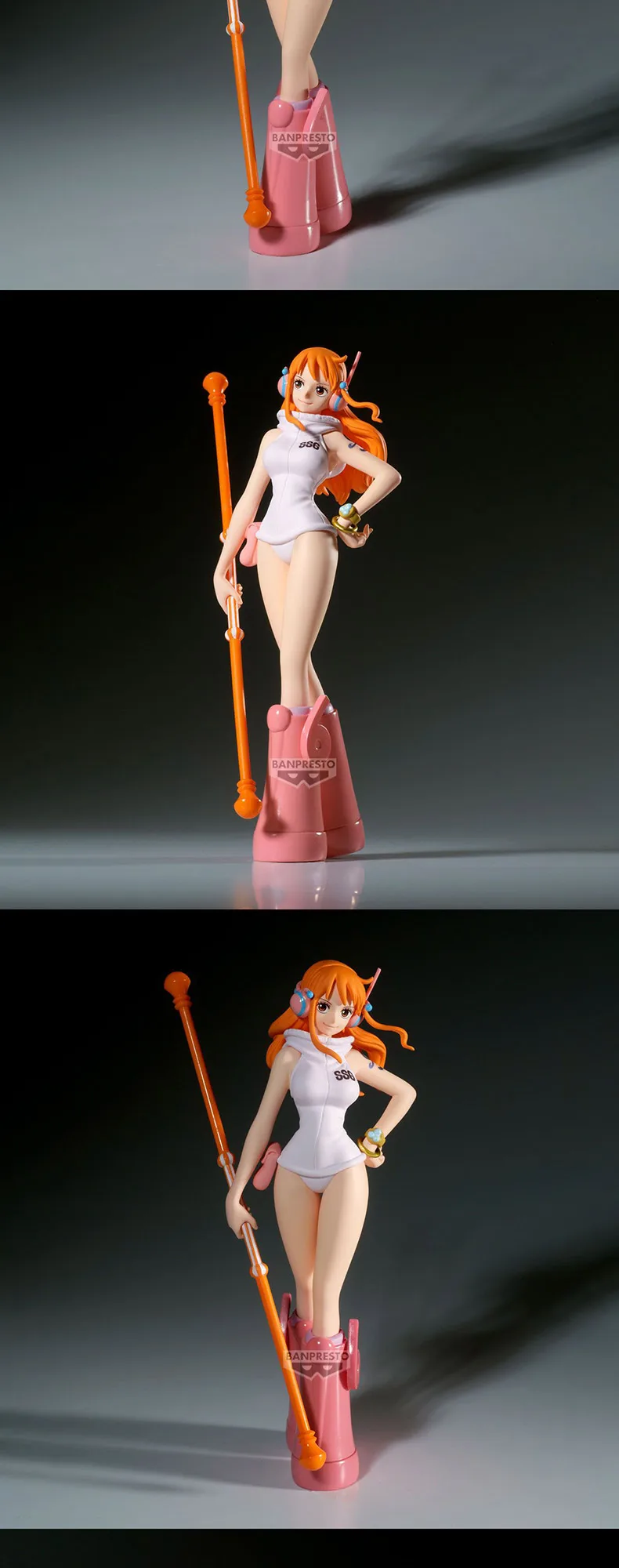 In Stock Bandai Original Banpresto ONE PIECE Nami Action Figure Toys Gift Collectible Model