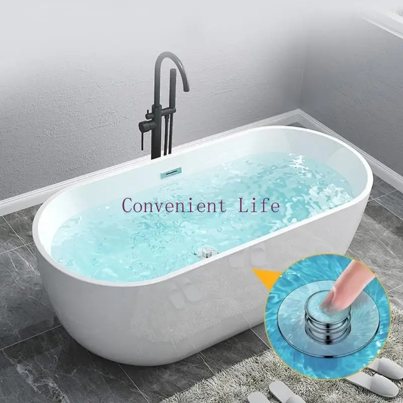 

L1EE Upgraded 2 In 1 Bathtubs Drain Stopper & Hair Catcher Popup Designs with Efficient Filter Basket for Clean Bathroom