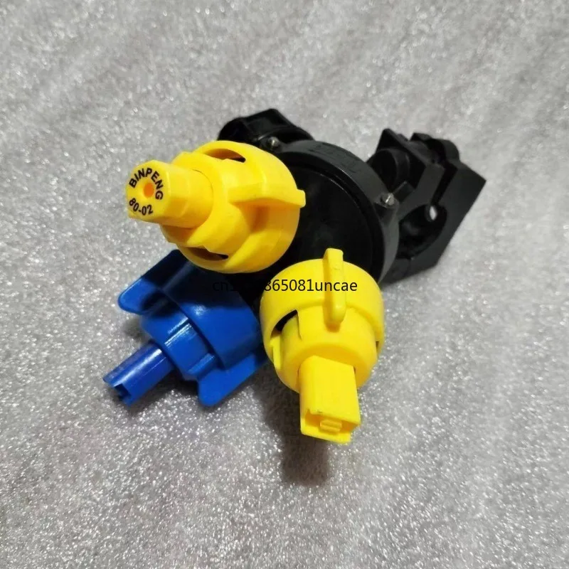Windproof Three-Head Rotating High-Pressure Agricultural Nozzle, Fan-Shape & Round Atomizing Sprayer