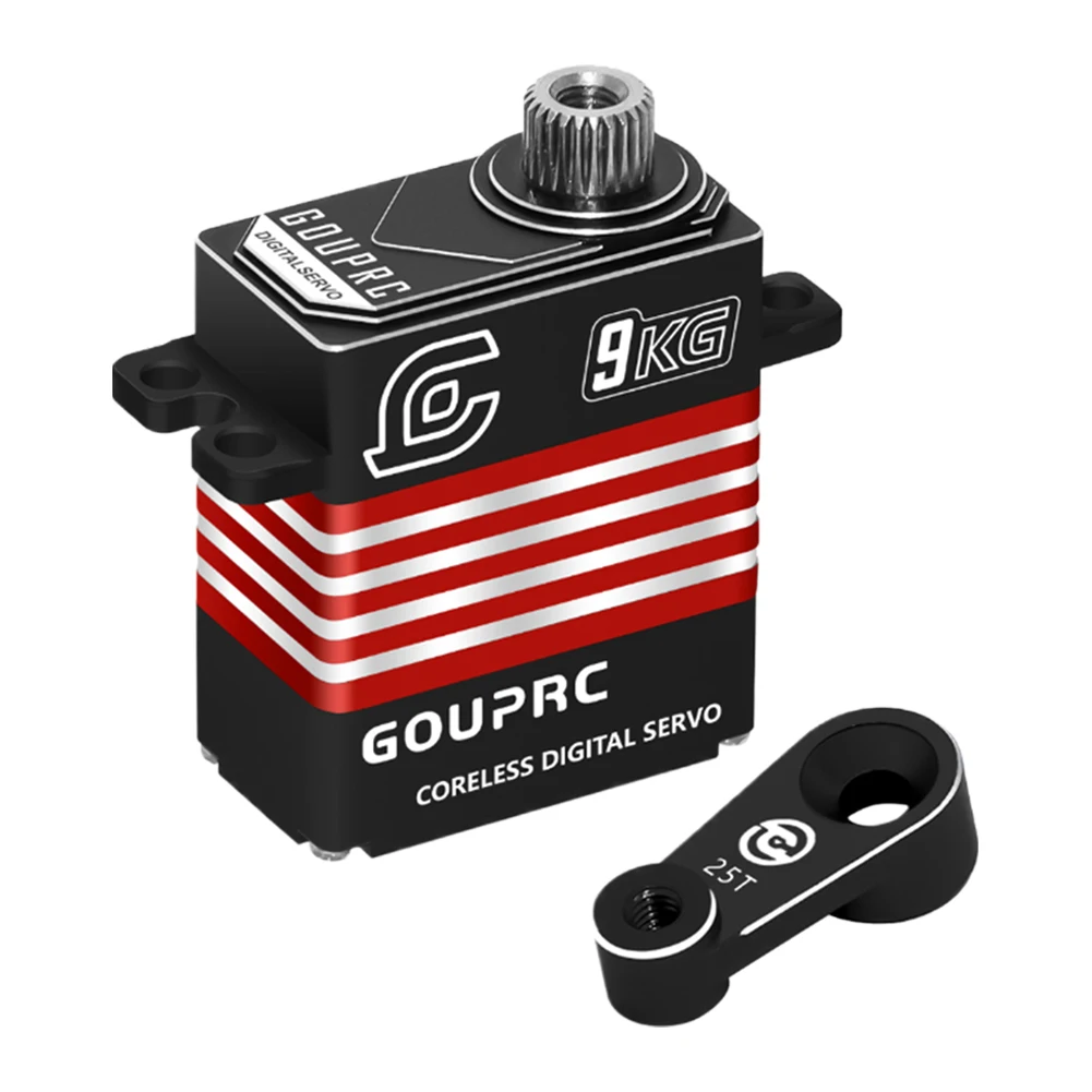 معدات معدنية مضادة للماء ، أجهزة رقمية مؤازرة لـ ، سيرفو ، SCX10 ، III RC Crawler Car ، 25T ، 9 way #1