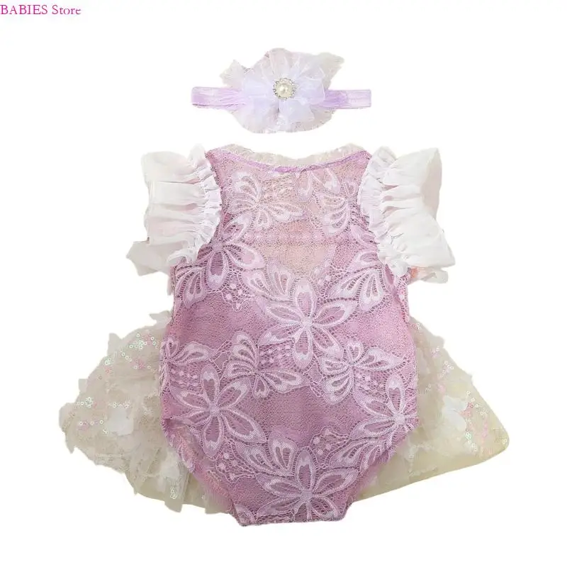 

C9GB Кружевая детская фотокат для новорожденных фотосъемка для фотосессии