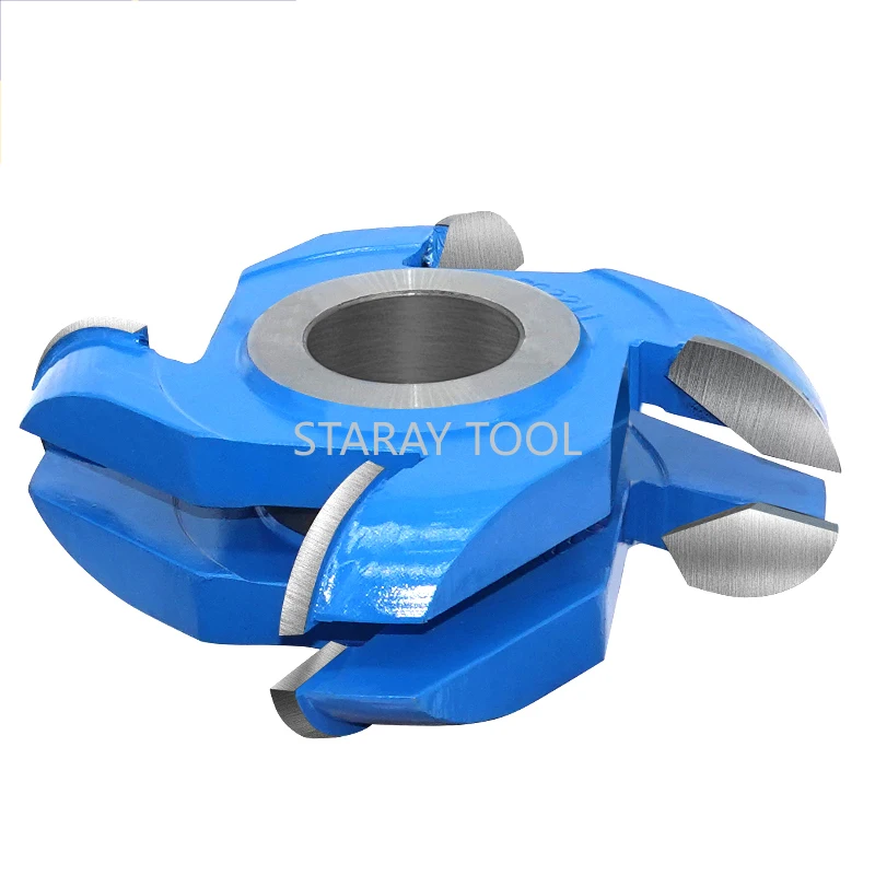 Woodworking End Mill Half Circular Tenon Shaper Cutter Inner Round Tenon Joiner Wood Tool